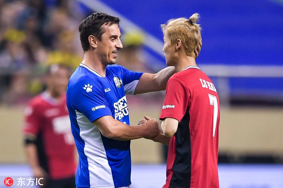 2018名人足球赛鹿晗,鹿晗2018足球名人赛