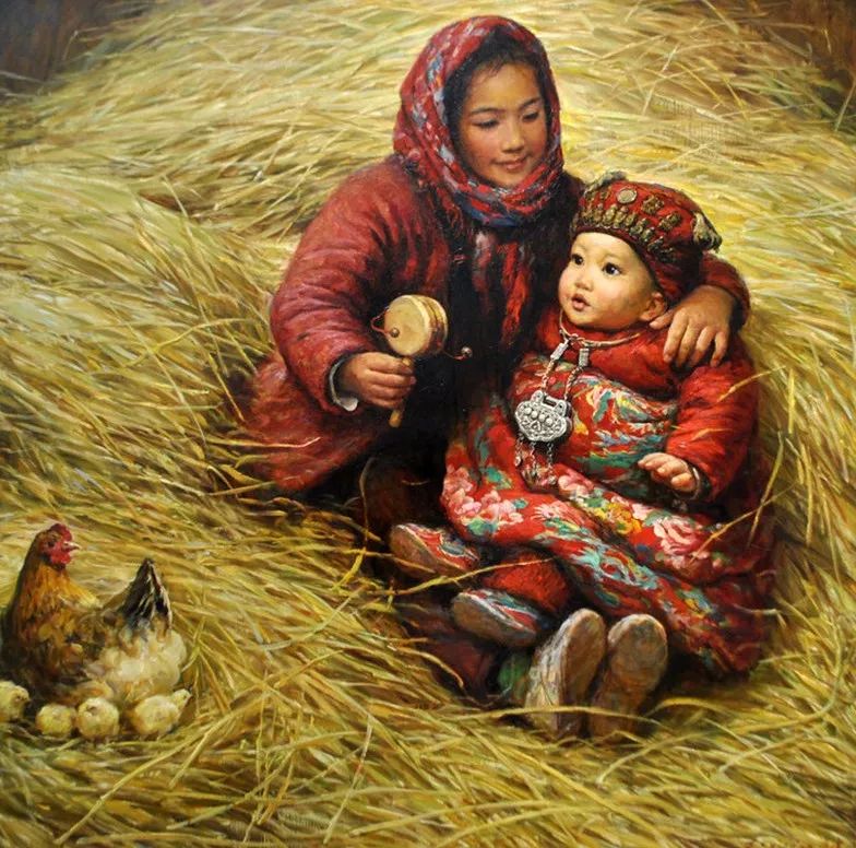 油画里刻骨的乡愁看了想哭,油画里刻骨的乡愁看了想哭的人