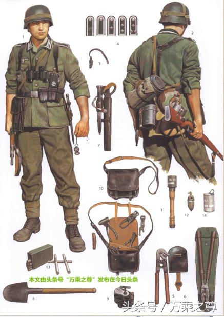 二战德军与日军装备,二战德军单兵携带子弹