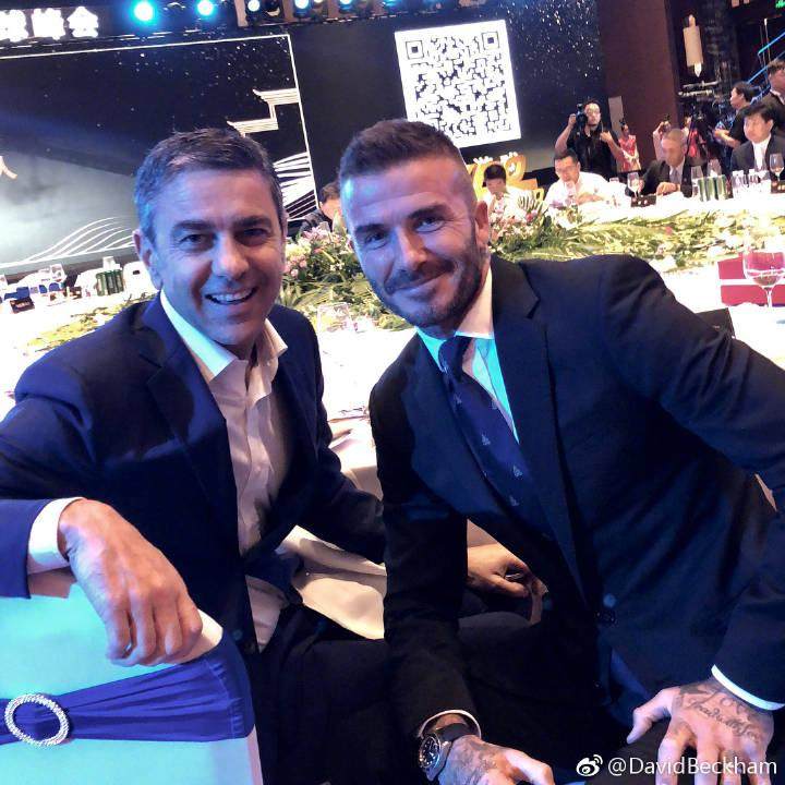 贝克汉姆和梅西来中国行,贝克汉姆来中国撒贝宁