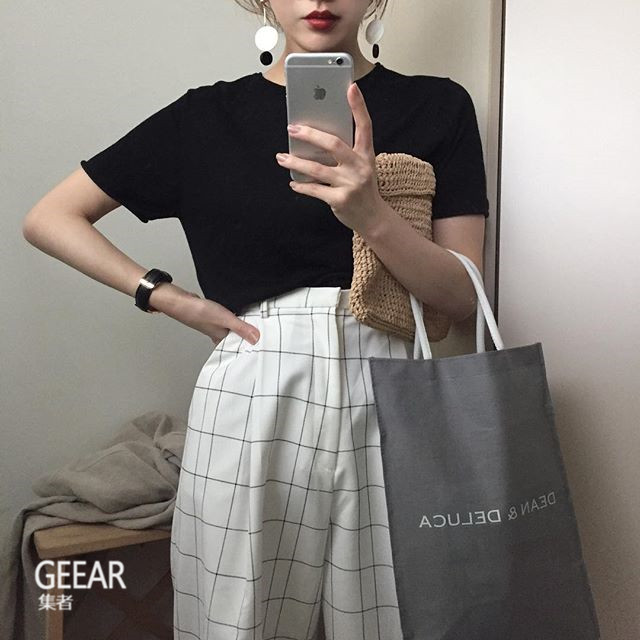 知性简约耳饰,知性风格耳饰