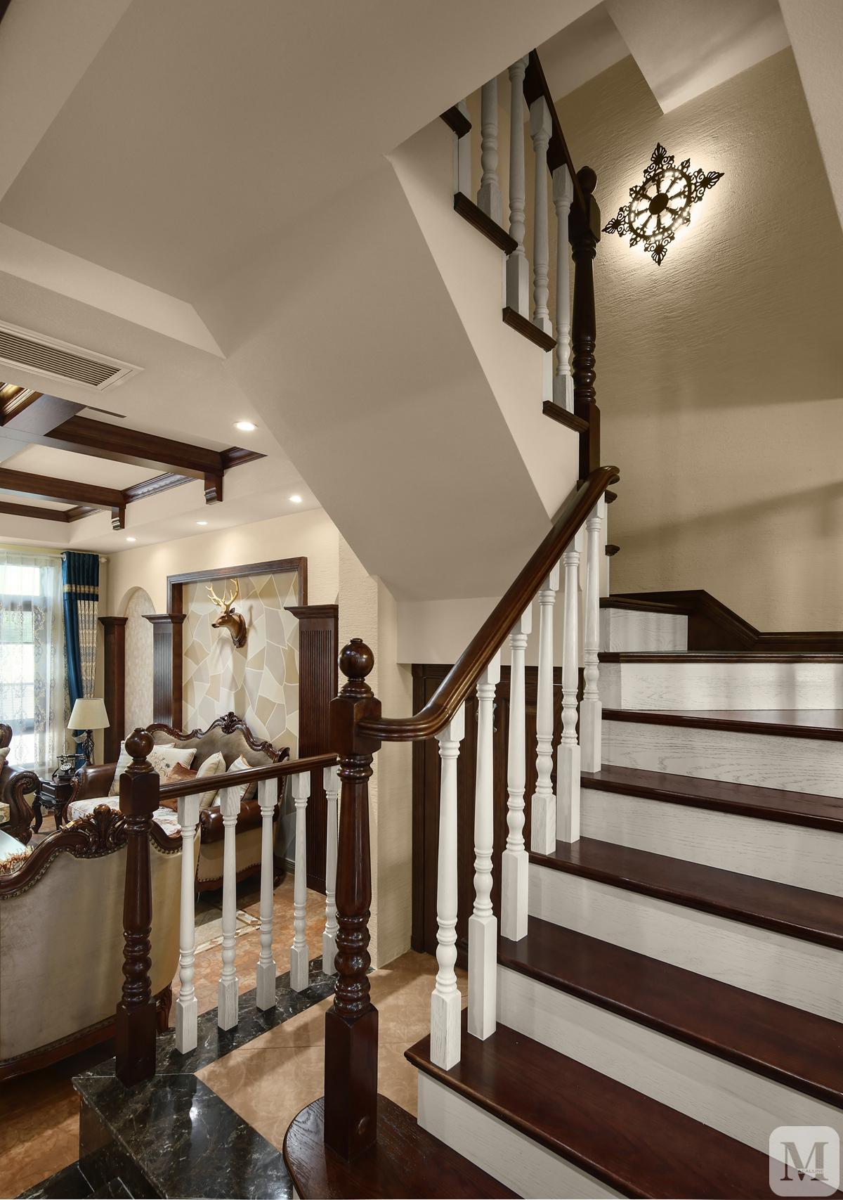 中式豪宅实木整装全屋定制,美式130平全屋实木定制