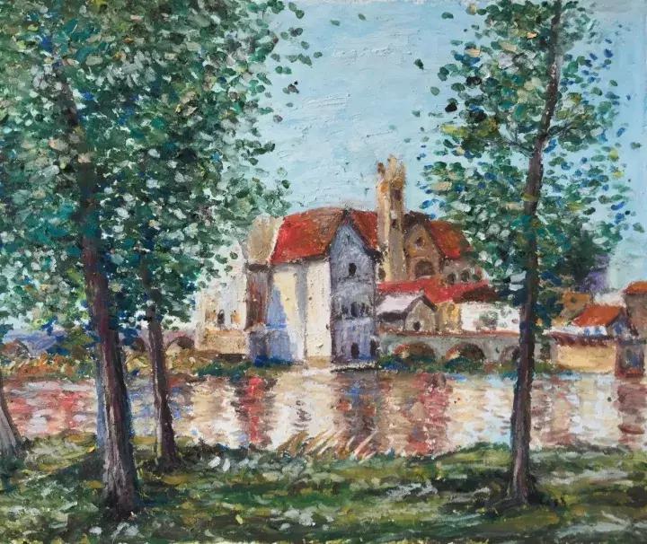 三分钟，教你用油画棒画一幅绝美风景画！