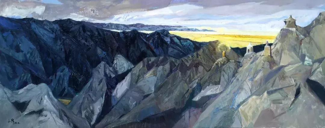 春江花月夜油画王辉,全国油画名家王辉