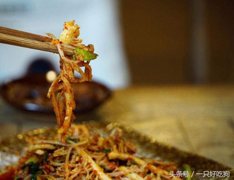 千层肚怎么做,干拌辣子面千层肚