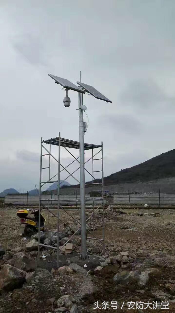 4g户外太阳能监控摄像头,4g太阳能野外监控方案