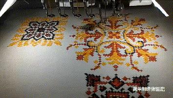 十字绣有机器绣的么,十字绣手绣了一点了还能机器绣吗