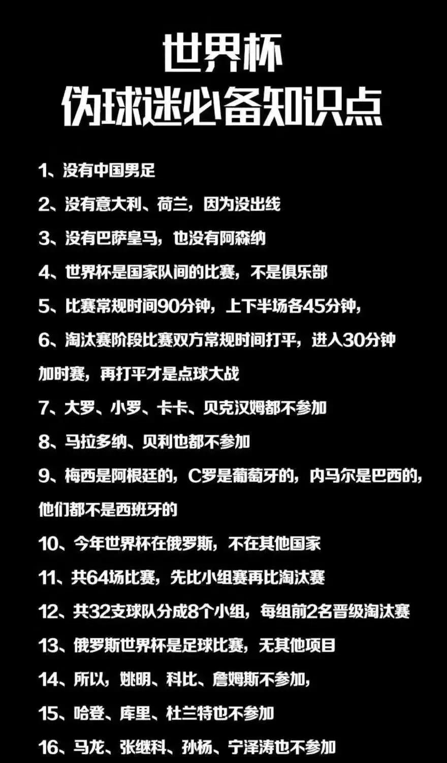 世界杯扫(zhuang)盲(bi)指南