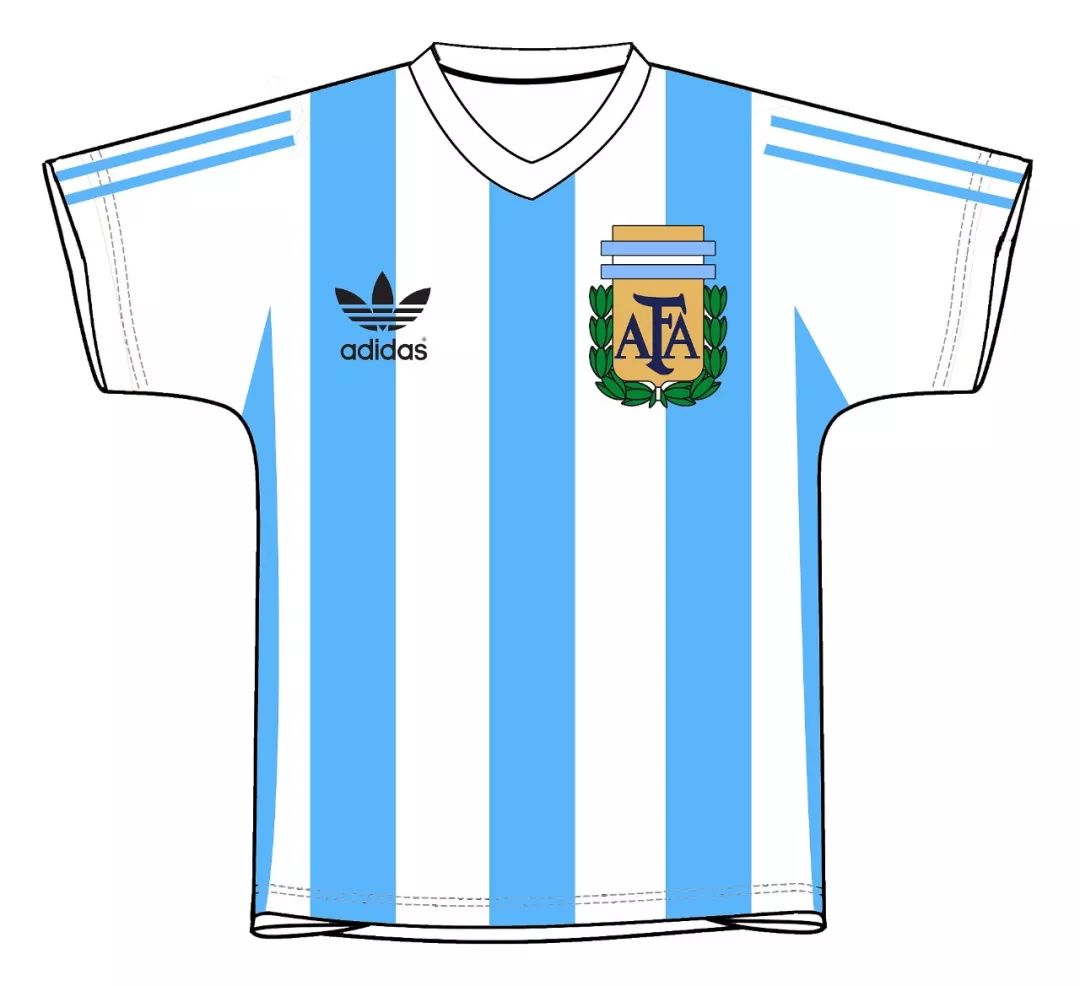 世界杯经典球衣图鉴哪一件是你的青春?