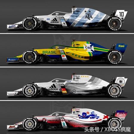 f1赛车比赛彩绘,2013年f1赛车涂装