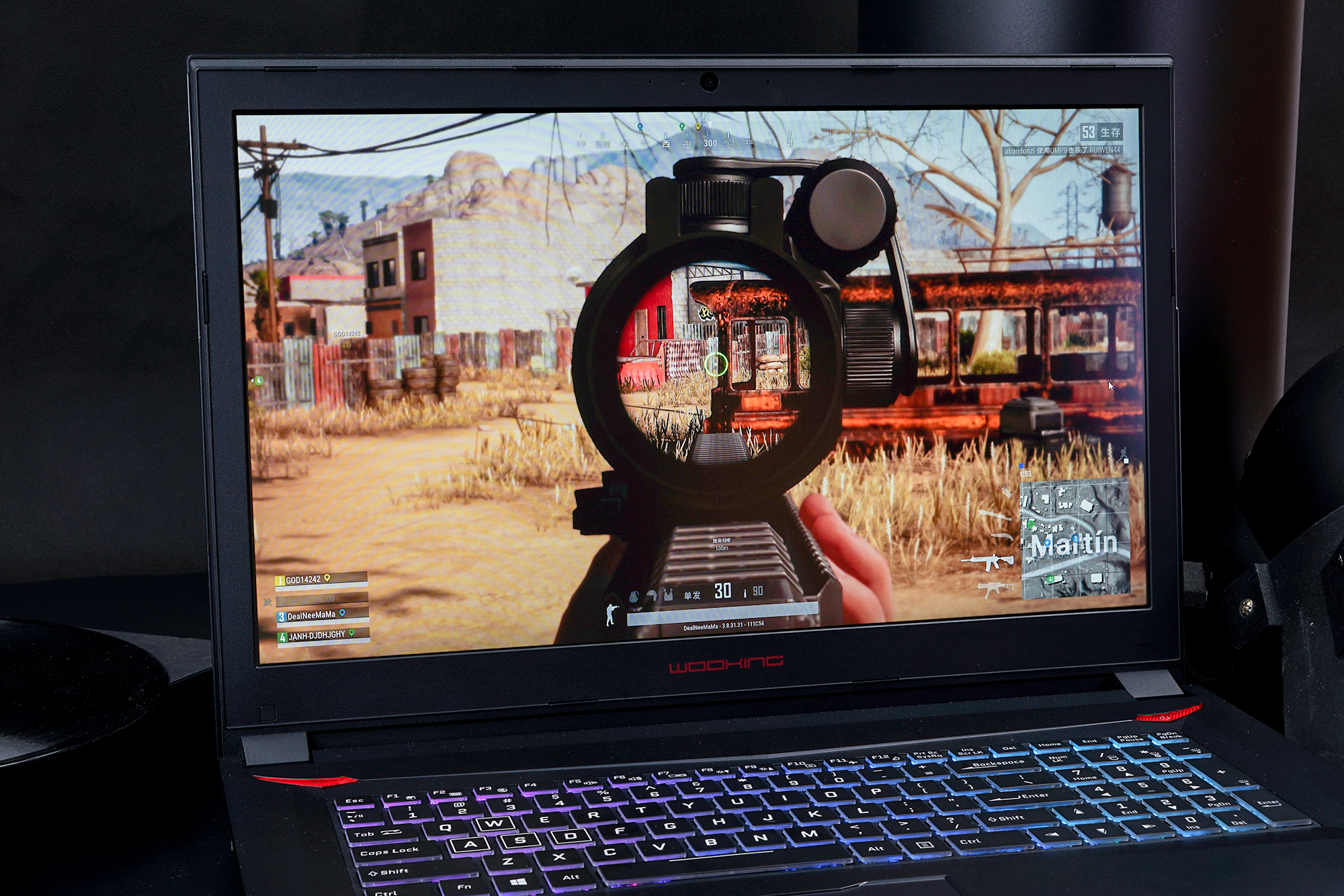 准大学生吃鸡生涯才刚开始，吾空K17-8U游戏本配置刚好满足