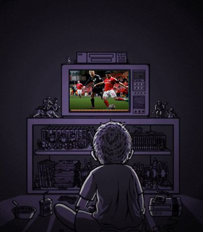 那夜，我躺在他怀里看世界杯……