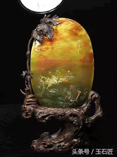 岫岩花玉深绿色原石图片,岫岩花玉哪个颜色贵图片