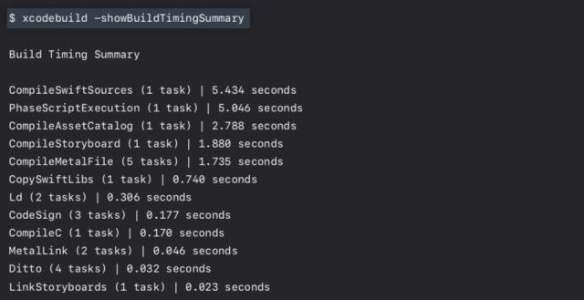 使用Xcode做更快的构建BuildingFasterinXcode