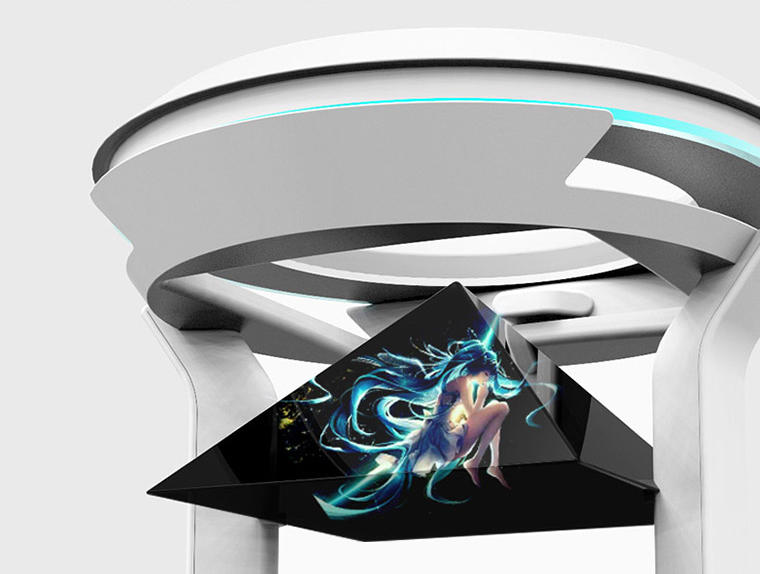 3d全息投影复活坂井泉水,小蟹趣玩技巧