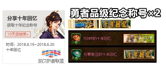 dnf十周年海量福利,dnf每日领取奖励