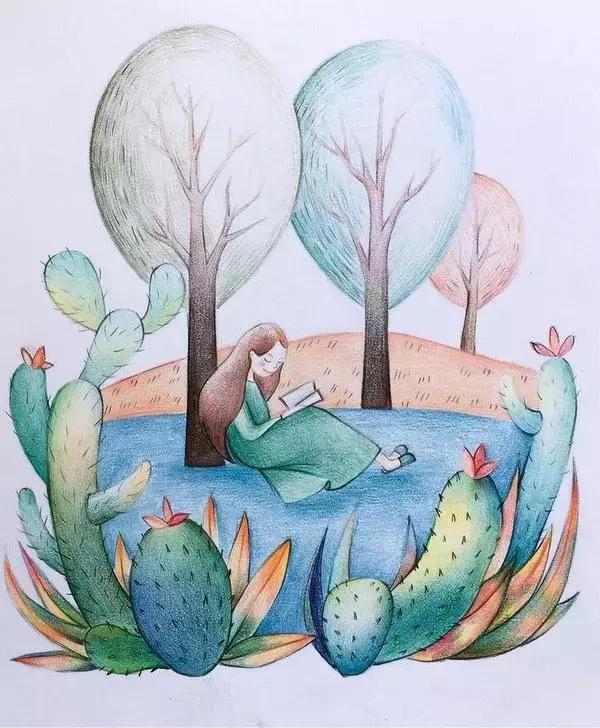 彩铅画及教程图解动物,彩铅画叠色教程