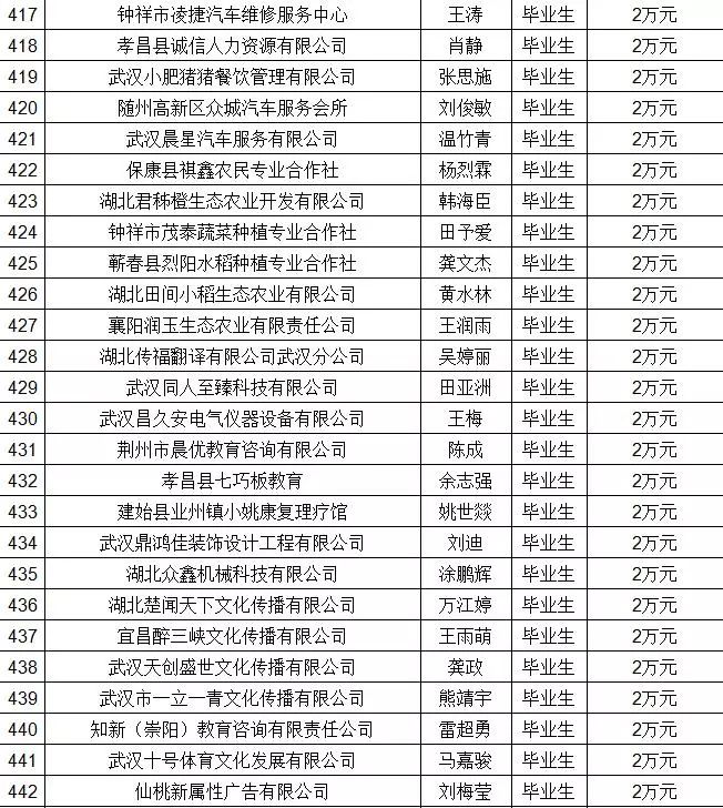 湖北省返乡创业补贴政策2020,湖北省大学生创业扶持项目通过率