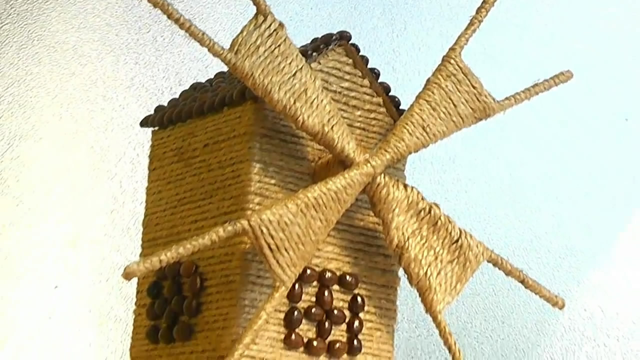 教你学会如何制作精美的欧式风车模型,简单漂亮,很有创意!