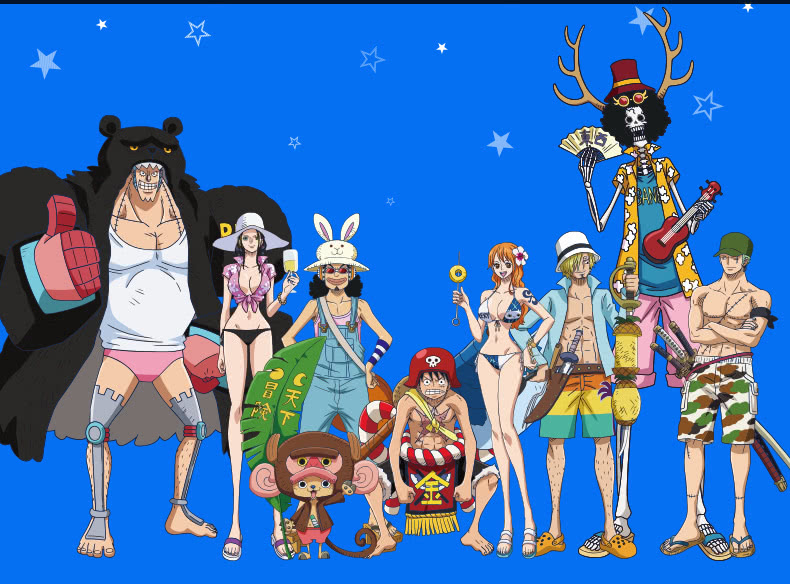 草帽团剧场版团服,草帽团全体黑西装