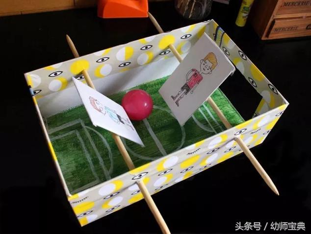 幼儿园创意足球手工简单,3-6岁幼儿手工简单世界杯