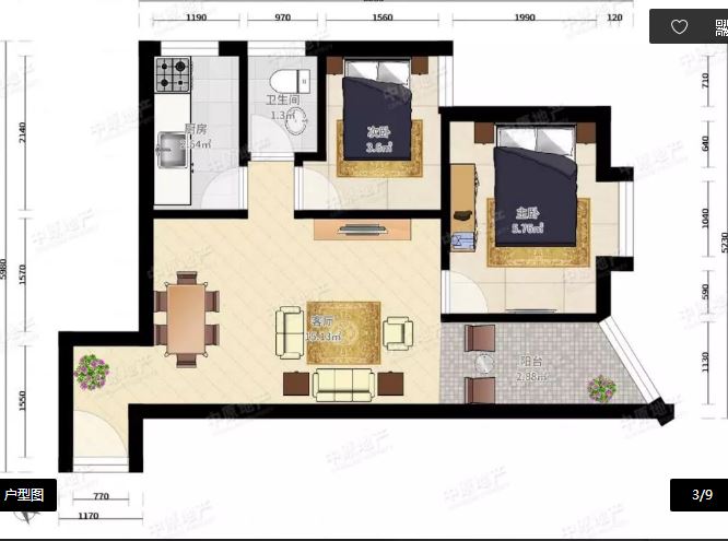 布吉国展苑一房一厅出租,布吉国展苑