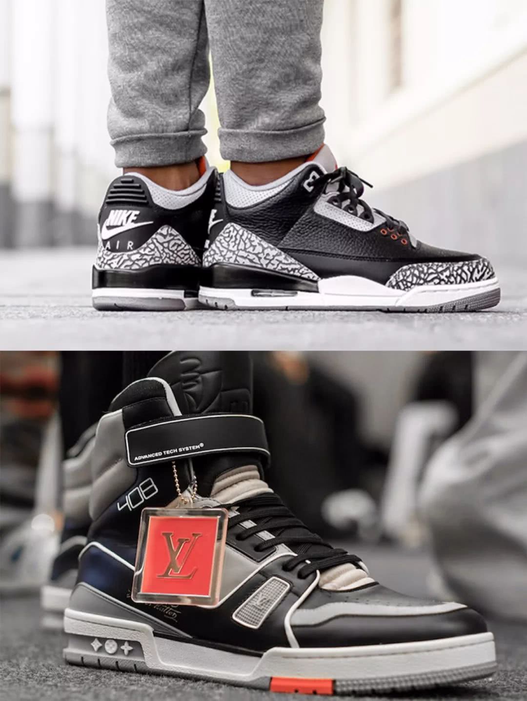 virgil穿黑蝉翼,virgil第一款lv