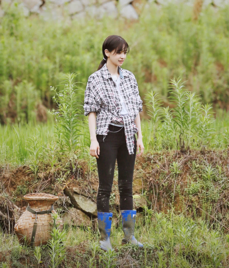 何炅和baby,何炅穿2千多t恤插秧