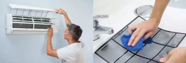 夏天一年没用的空调怎么洗,自己在家把空调洗一洗太脏了