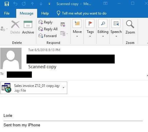 挑战升级：Necurs僵尸网络使用Web查询文件IQY逃避安全检测