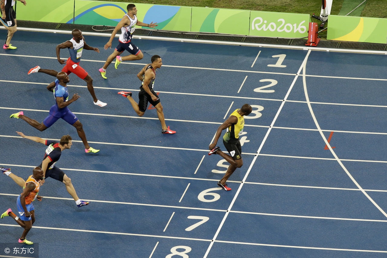 牙买加博尔特经典动作黑色闪电,和博尔特一样高的牙买加飞人