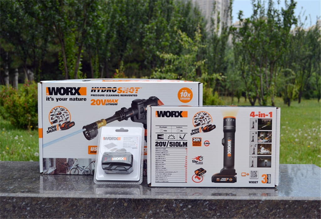 不用电的户外洗车神器,威克士无线洗车神器高压水枪