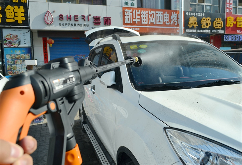 不用电的户外洗车神器,威克士无线洗车神器高压水枪