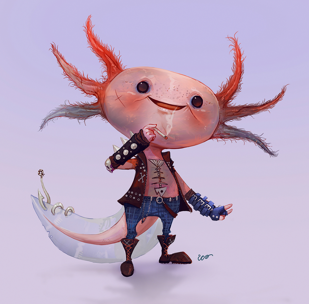 插画procreate水稻,插画procreate饰品书籍