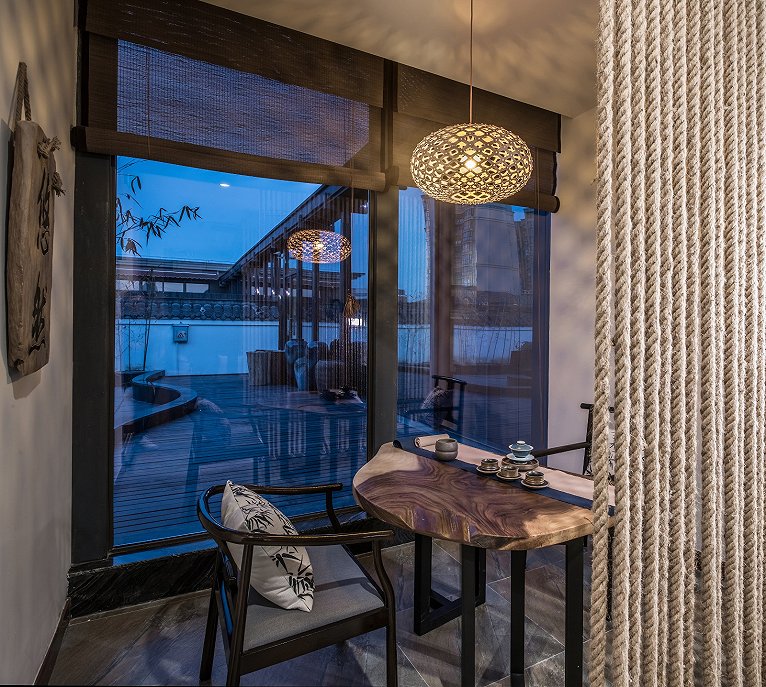 室内设计茶室,茶空间设计侘寂风格