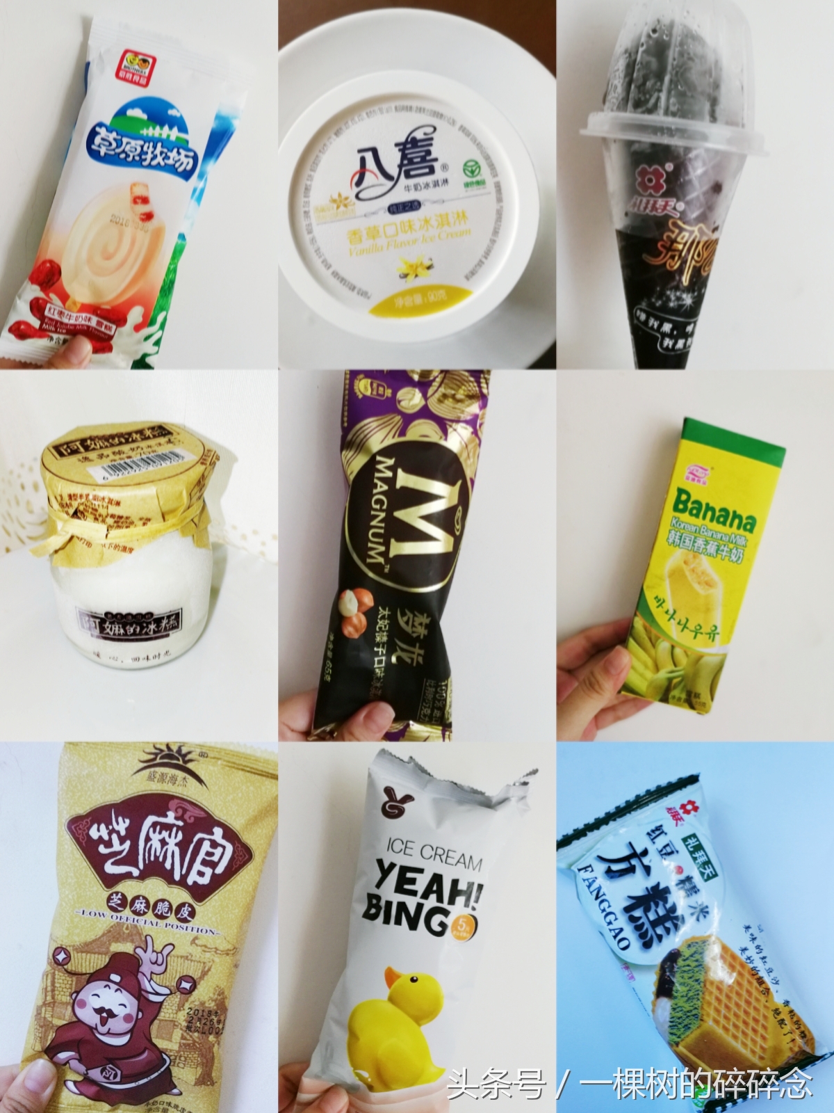 试吃四种酸甜苦辣冰淇淋,品尝各种冰淇淋哪种最好吃