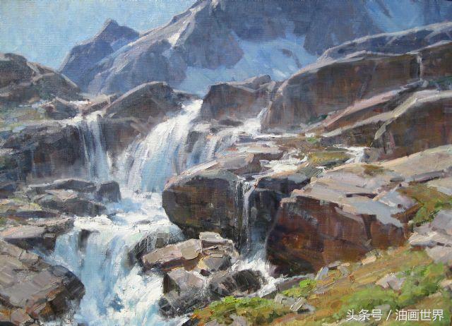 法国画家lucdidier风景油画欣赏,俄罗斯画家阿列克谢的风景油画