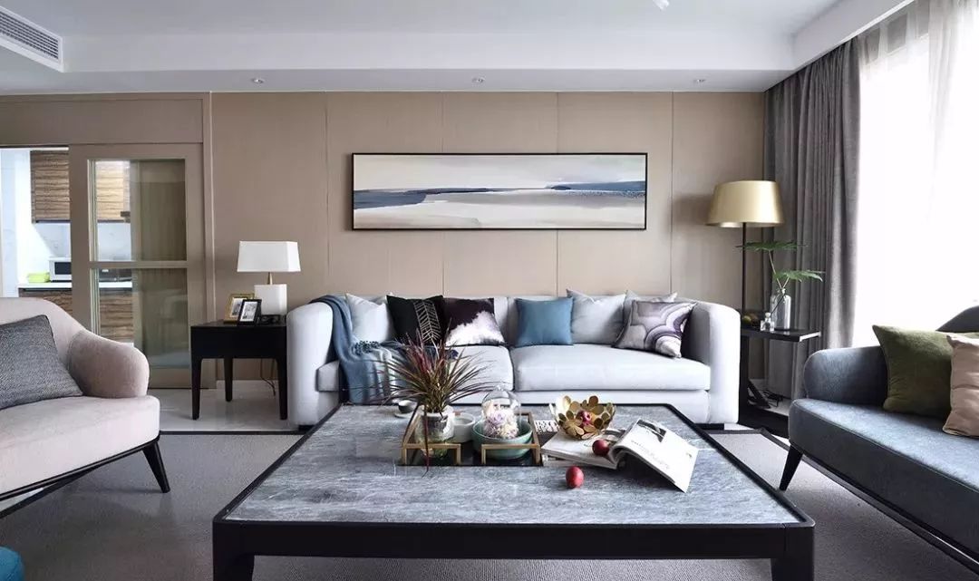 简约漂亮的沙发墙,轻奢简单沙发墙