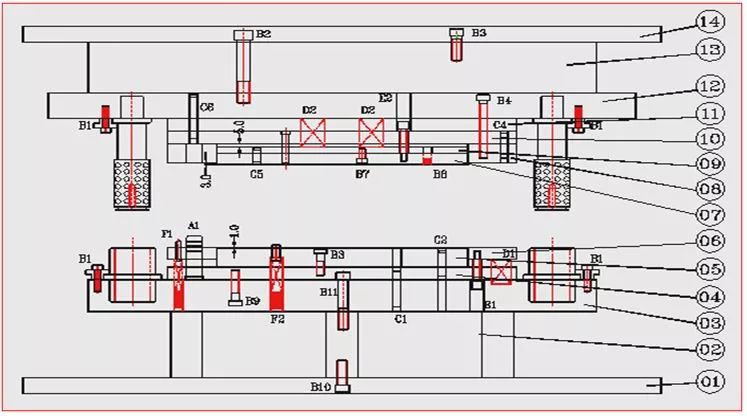 铝型材冲压模具结构,冲压件模具大全