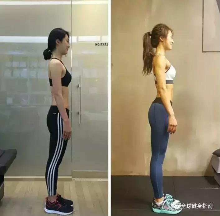 健身的女人穿衣服后效果,健身的女生穿瘦身的衣服