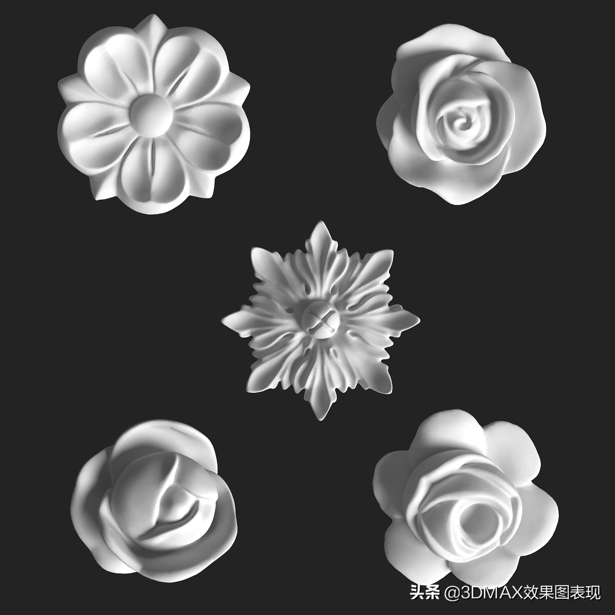 欧式建筑花纹装饰图,su欧式雕花模型