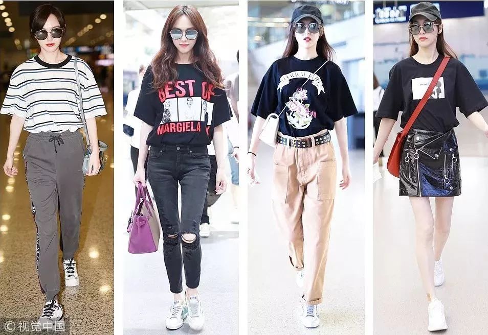 夏季百搭基础tee,基础休闲宽松tee