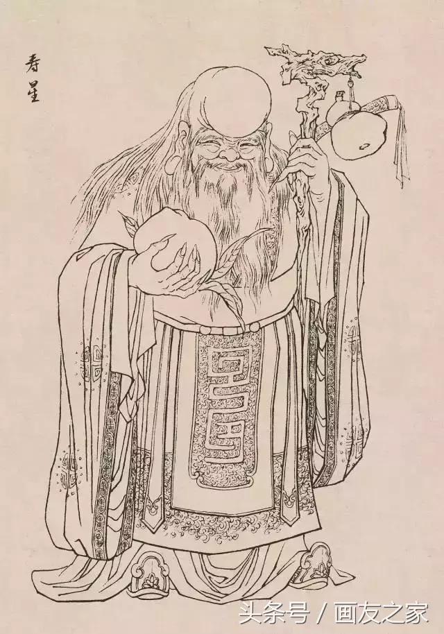 素材古代白描人物120图果断收藏,白描中国古代刀马人物图谱