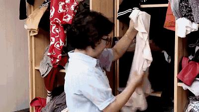 10秒叠衣，1秒取衣，衣服像书一样整齐竖立！