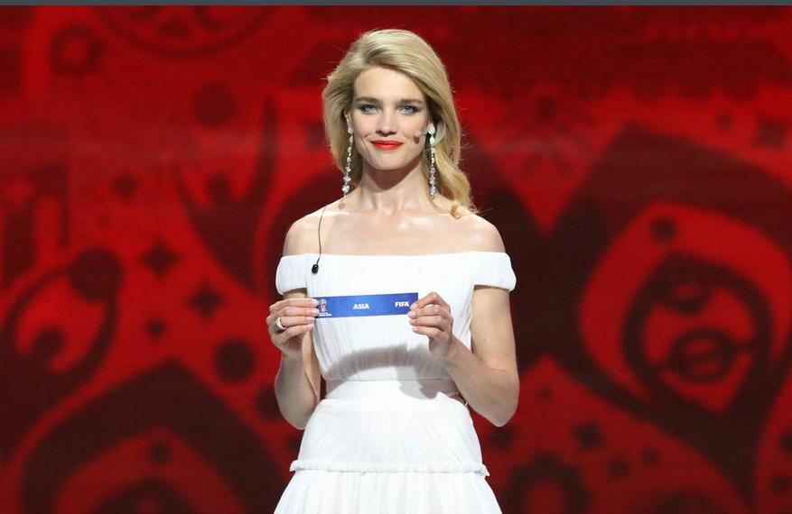 拉姆与名模进世界杯开幕式,世界杯总决赛拉姆