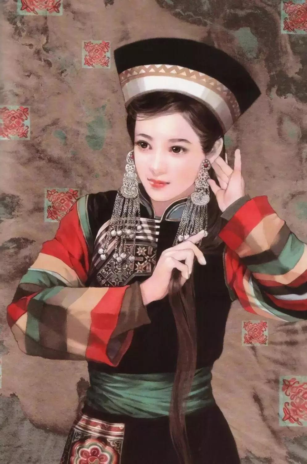 插画美女唯美简约,台湾当代著名的插画家