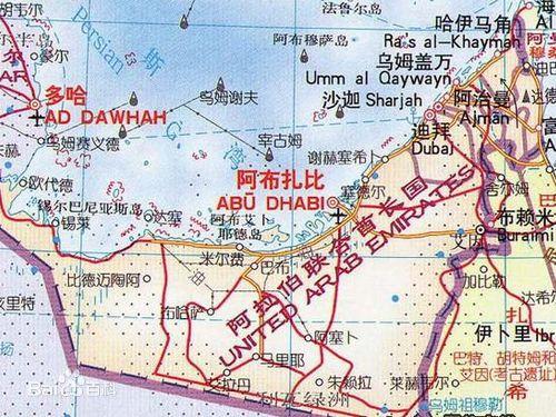 7个酋长国都是哪,阿联酋有哪七个酋长国