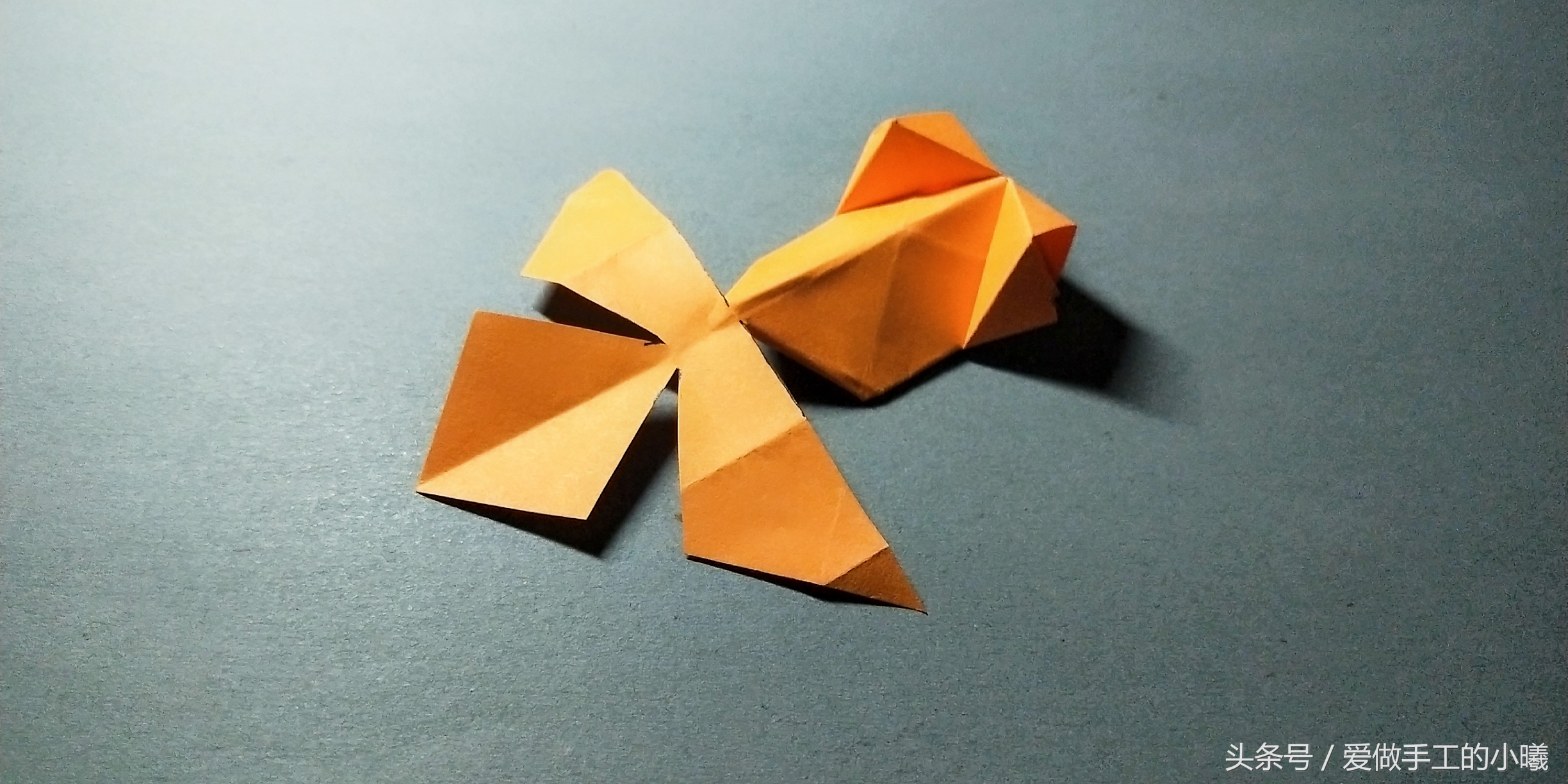 折纸小金鱼简单方法,折纸小金鱼慢教程