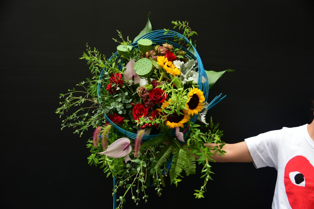 虹桥古玩城举行插花“世界杯”选拔赛