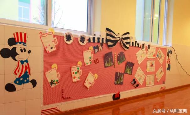 米奇英式风格环创,米奇城堡主题环创